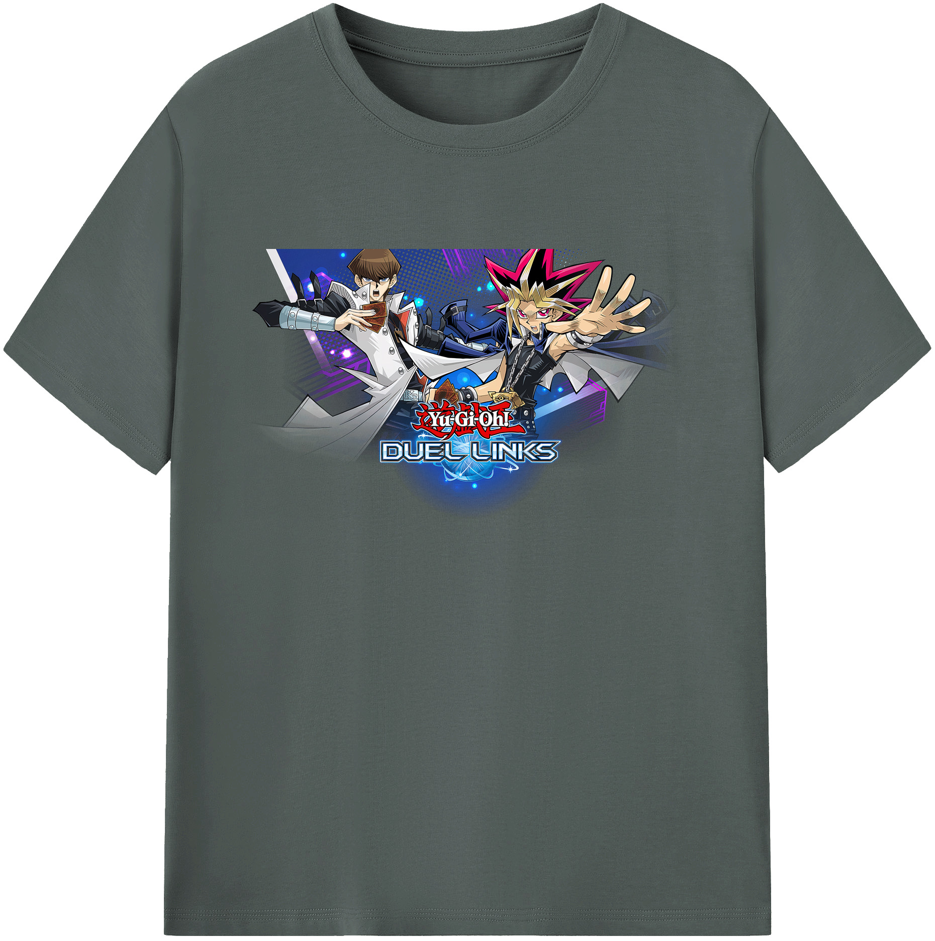 （画像用） 遊☆戯☆王 Yu-Gi-Oh! 綿100％ メンズ半袖Tシャツ｜肌触りやわらか＆通気性